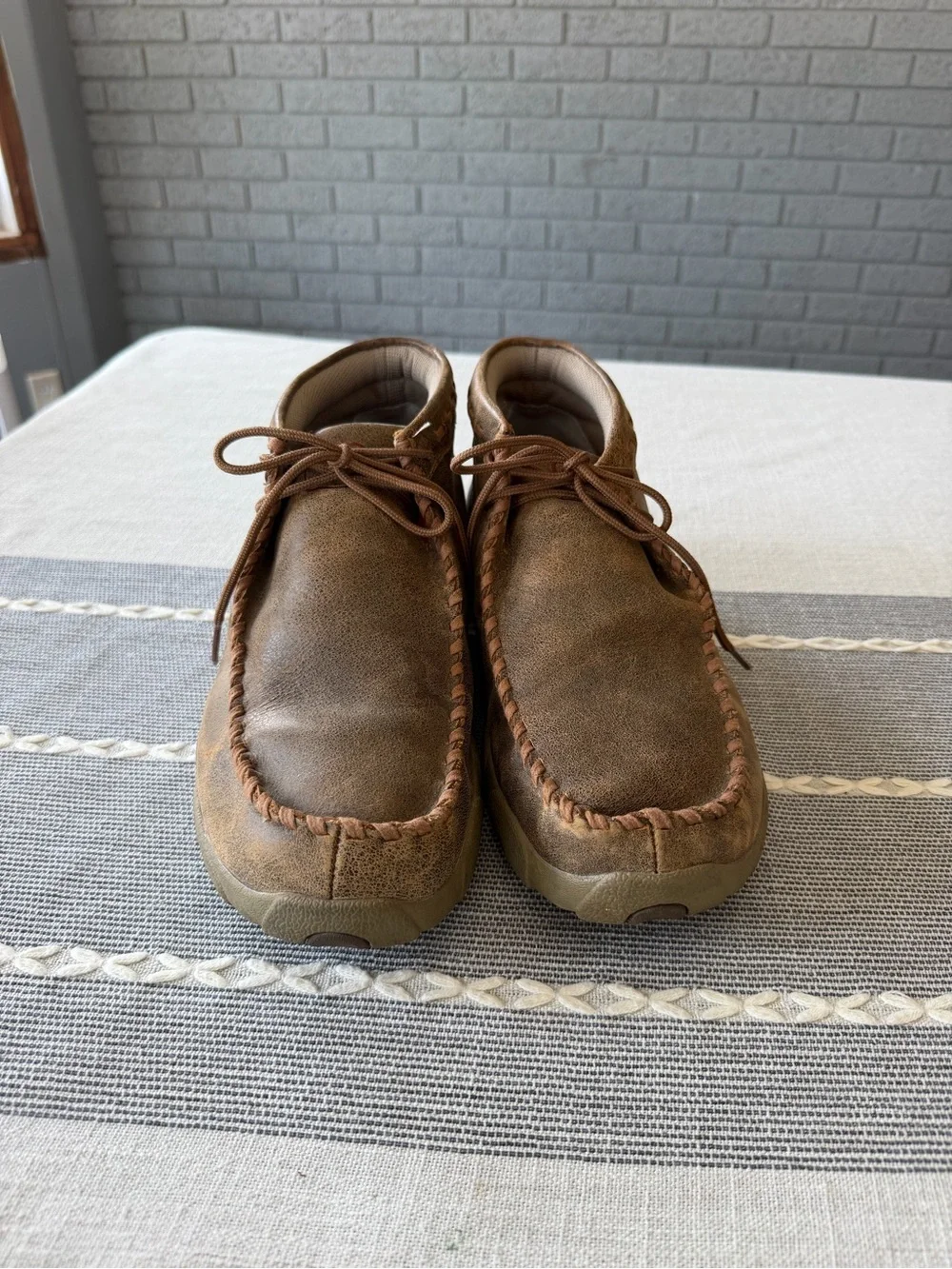 Twisted X Bomber Brown Chukka Driving Mocs Men’s Size 11